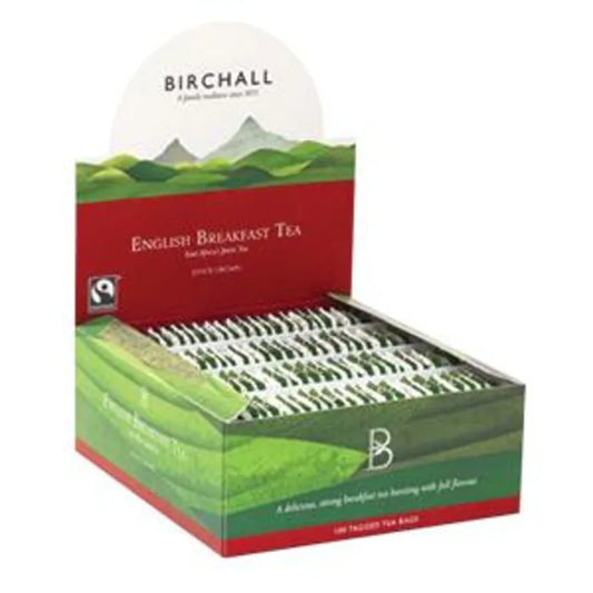 Birchall Premium English Breakfast Tagged Tea Bags 1pc x 100