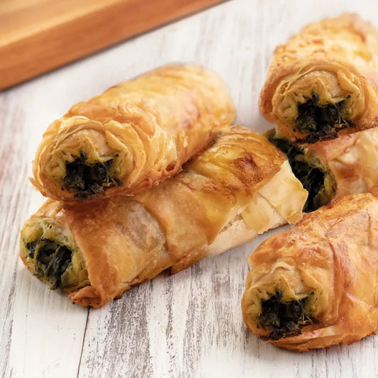 Letsdough Mini Pastry Rolls with Spinach & Cheese (12 Pieces) 1x500g