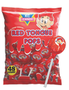 KC Candy Red Tongue Lollypops 48 Count