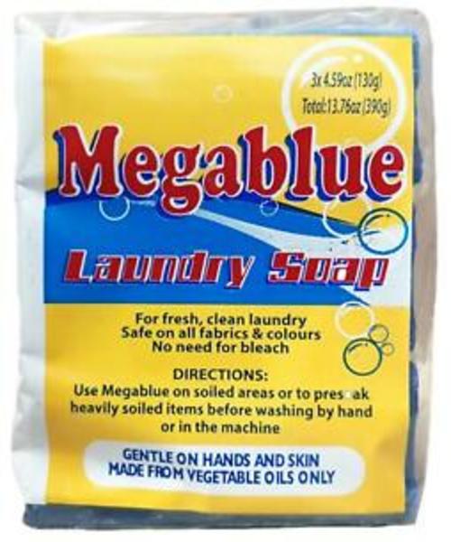 Blue Power Megablue Laundry Soap 130g Box of 12