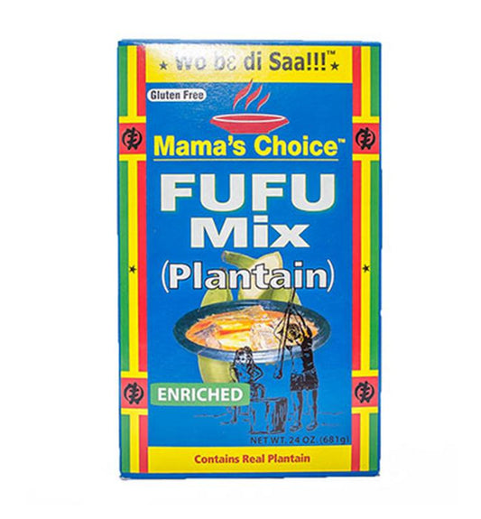 Mamas Choice Plantain Fufu Mix with Real Plantain 681g