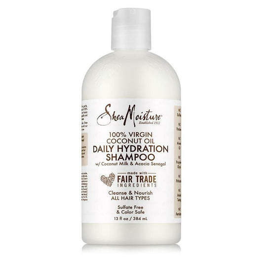 Shea Moisture 100% Virgin Coconut Oil Daily Hydration Shampoo 13 oz