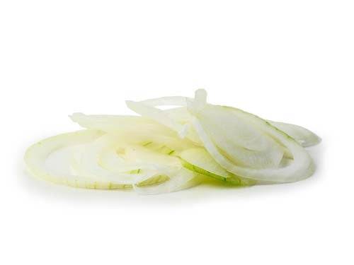 Prepared Sliced White Onion
