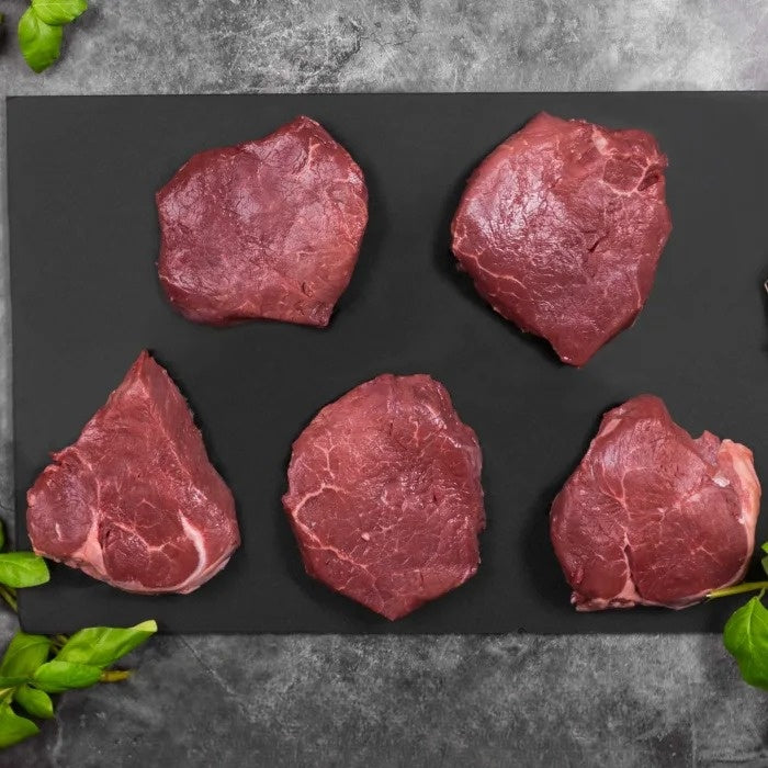 Fresh UK Beef Fillet Steak (Price per Kg) (7oz) 1x5 Pack Approx 1kg