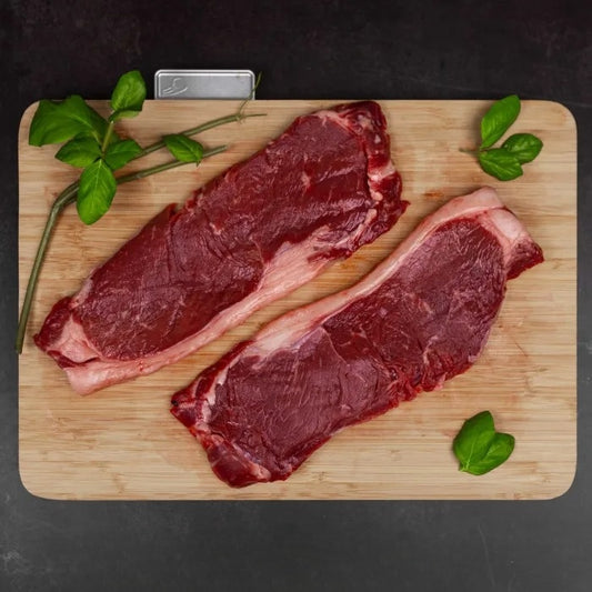 Fresh UK Halal Sirloin Steaks (8oz) (Nominal) 227g x 4