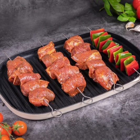 Mediterranean Style Marinated Halal Fresh Lamb Shish(Leg Meat) 2kg