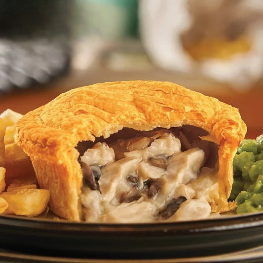 Pukka Unwrapped Cooked Chicken & Mushroom Pie-1x12