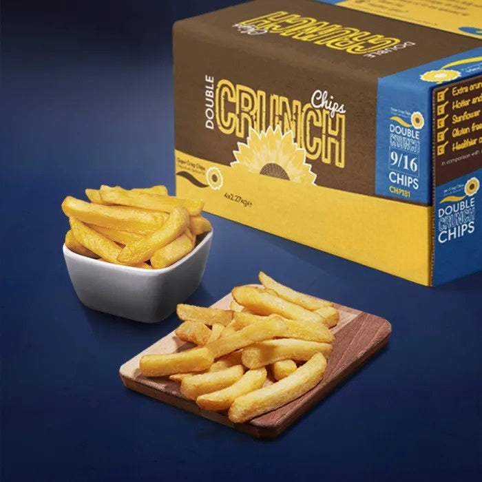 Super Crisp Double Crunch 9/16 Chips 4x2.27kg