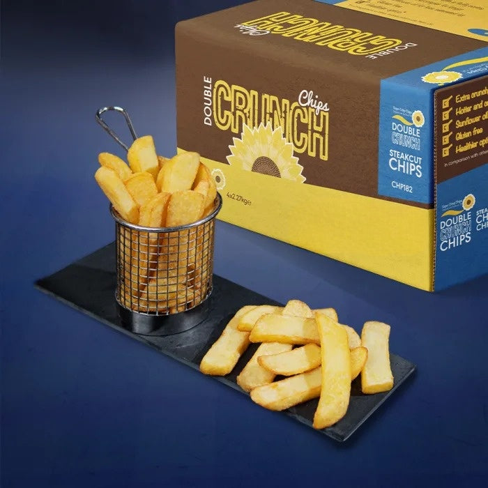 Super Crisp Double Crunch Steak-Cut Chips 4x2.27kg