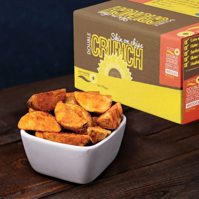 Super Crisp Double Crunch Spicy Wedges 4x2.27kg