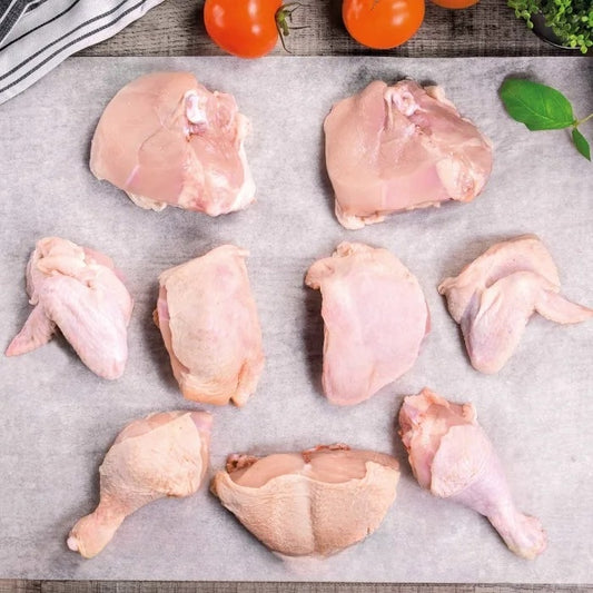 Fresh Halal 9 Way Cut Chicken 8x1.6kg