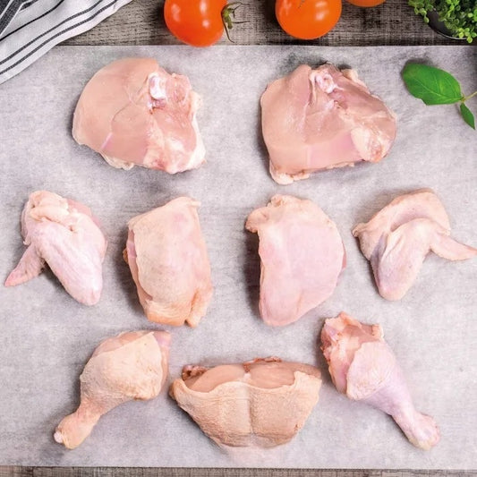 Fresh Halal 9 Way Cut Chicken 8x1.7kg