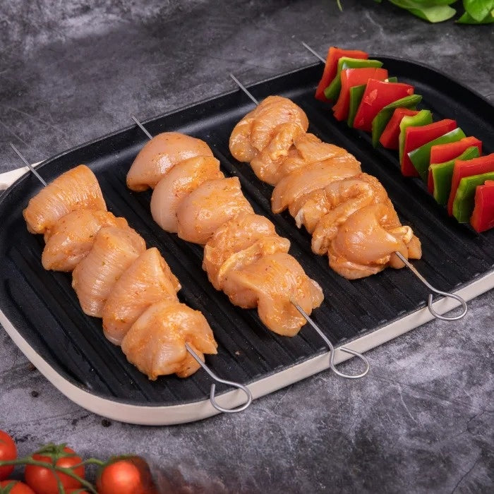 Mediterranean Style Marinated Halal Fresh Chicken Breast Shish 1x2kg