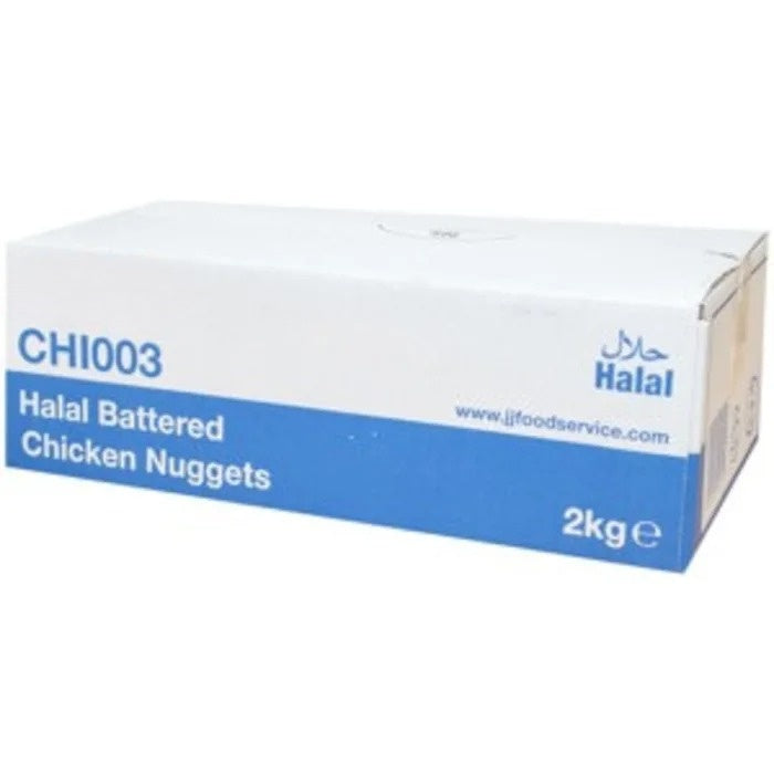 Halal Battered Chicken Nuggets-1x2kg