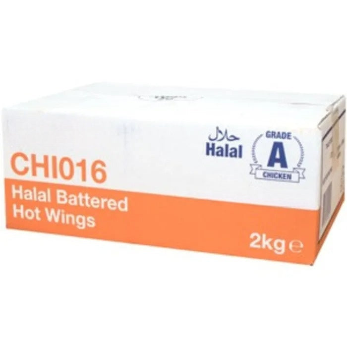 Halal Battered Hot Wings-1x2kg