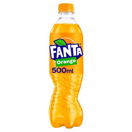 Fanta Orange Bottle 500ml Case of 12