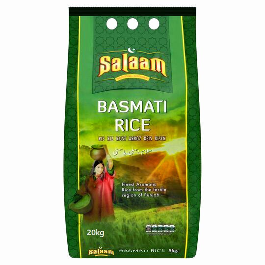 Riz long Basmati Tilda, (20 kg.)