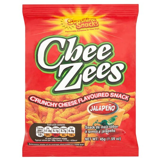 Chee Zees Jalapeno 45g
