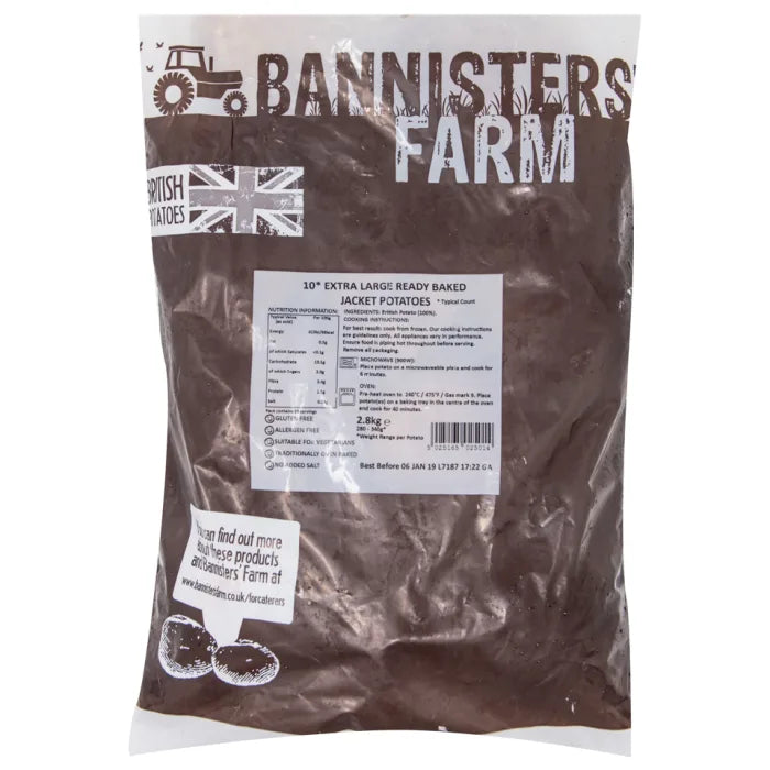 Farmhouse (Bannistersâ€™ Farm) Baked Frozen Jacket Potatoes-(10-12oz)(1x30)