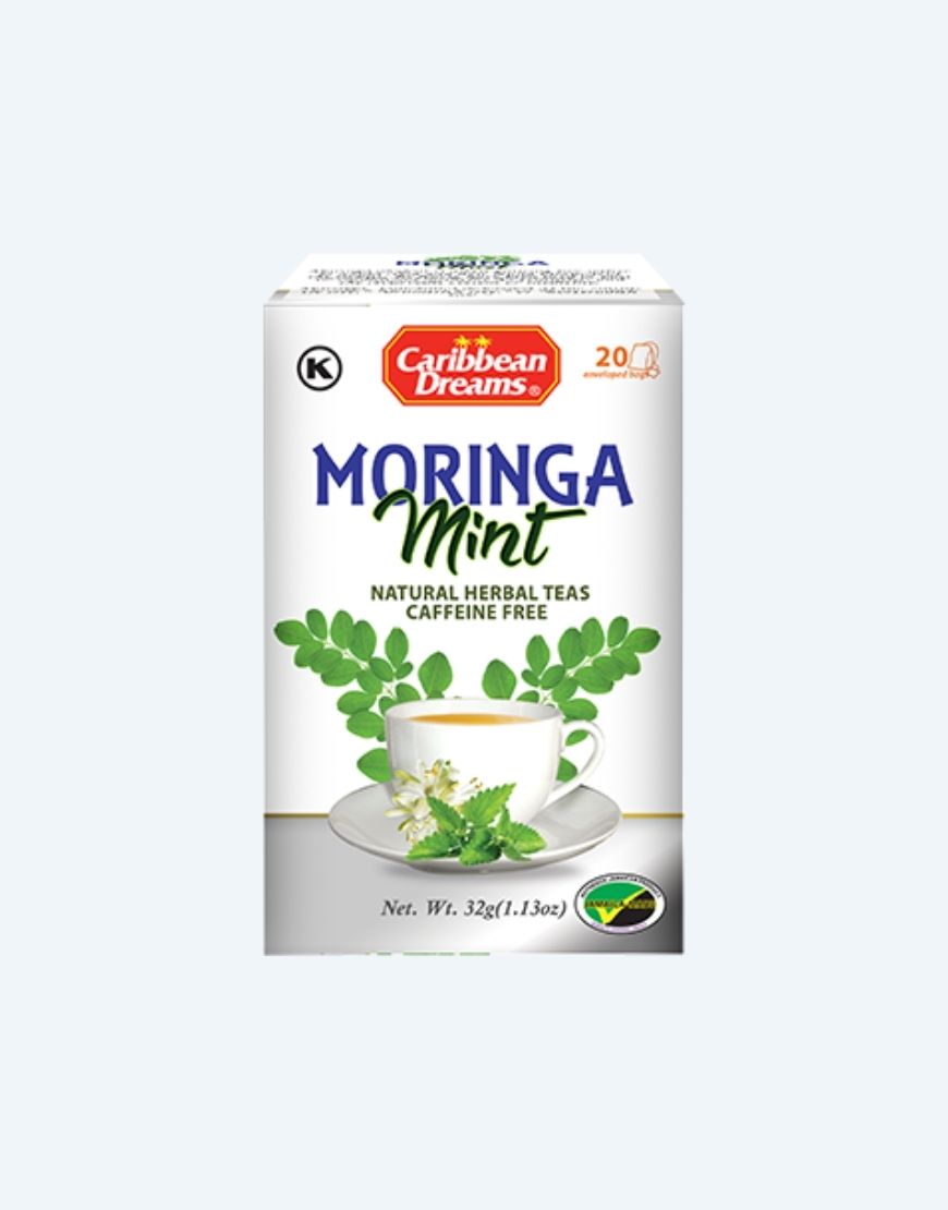 Caribbean Dreams Moringa Mint Tea 20’s