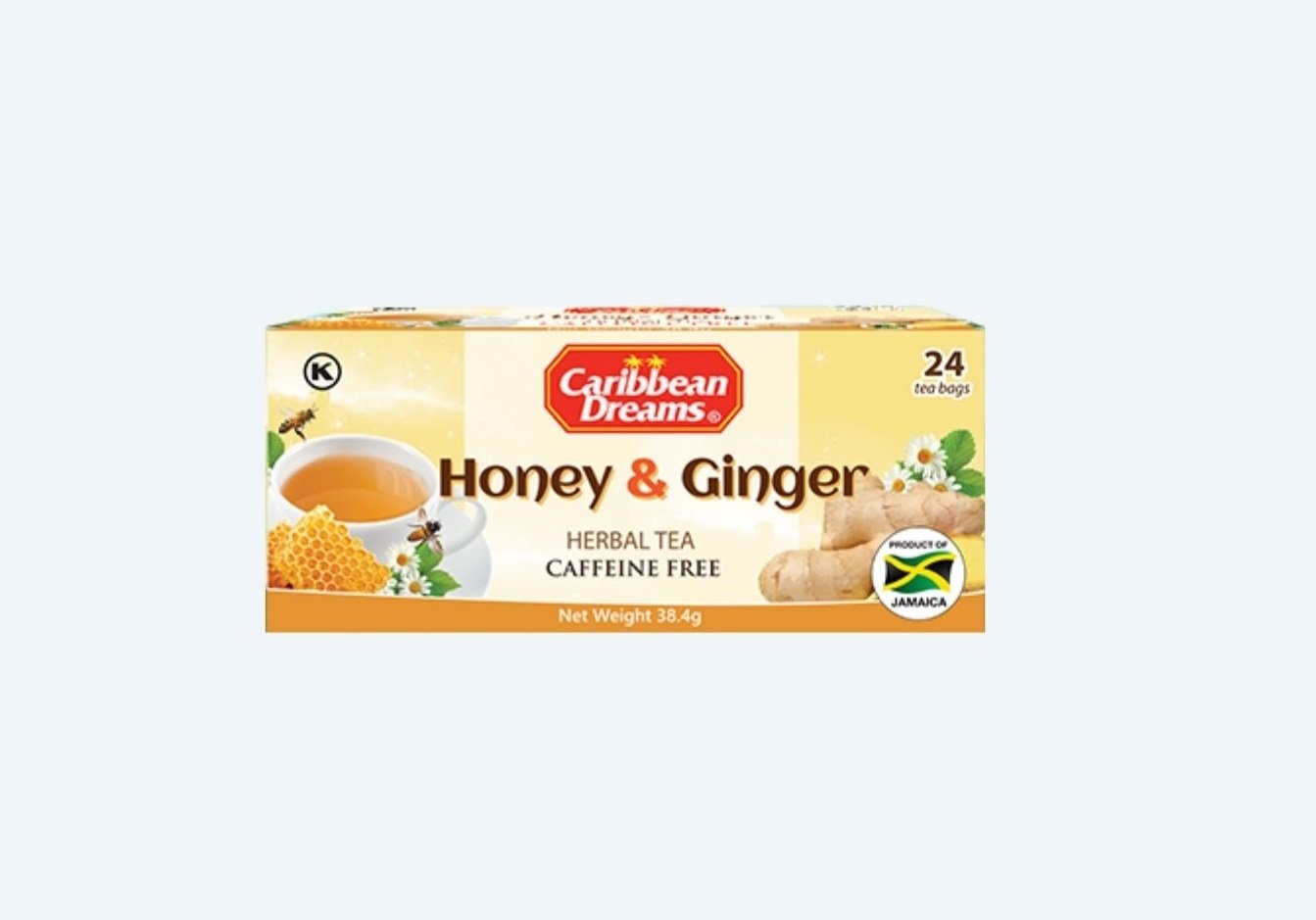 Caribbean Dreams Honey Ginger Tea 24's Box of 6