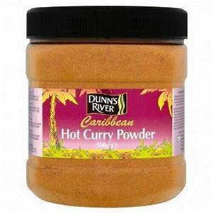 Dunn's River Caribbean Hot Curry Powder 500g Box of 3