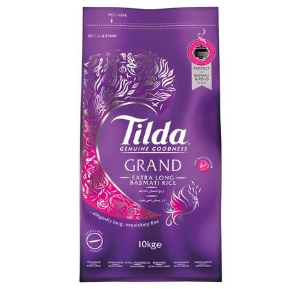 Tilda Grand Basmati White Rice 10kg
