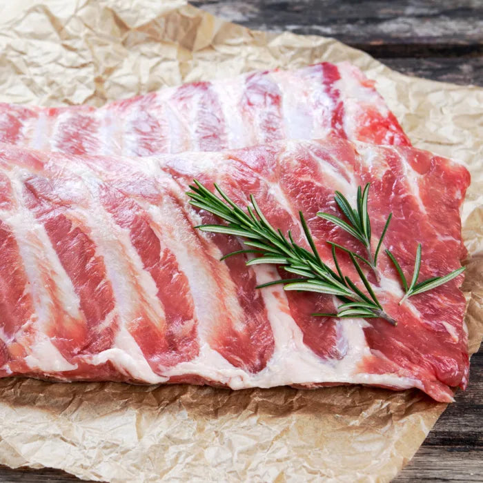 Food Family Frozen Raw Pork Belly Spare Ribs-1x10kg