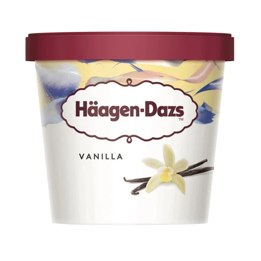 Haagen Dazs Vanilla Mini Cup 12pc x  95ml