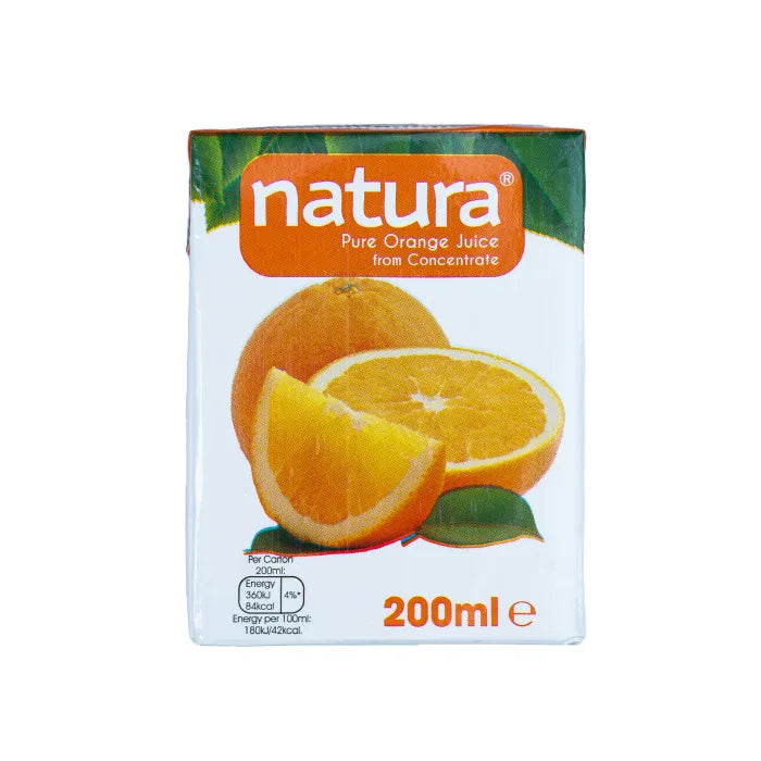 Natura Orange Juice Carton 200ml