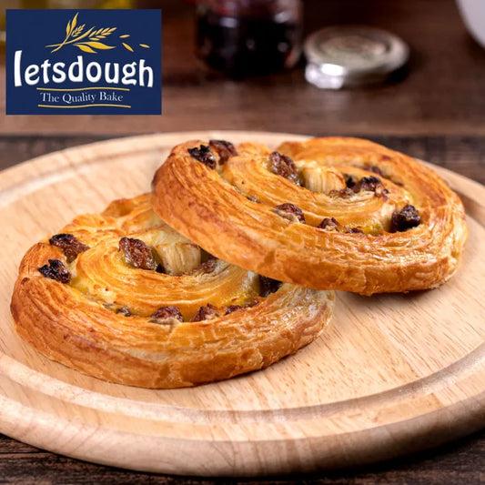 Letsdough Ready to Bake All Butter Pain aux Raisins 60 x 110g