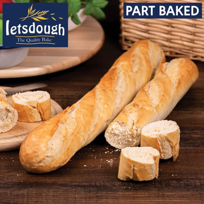 Letsdough Part Baked Parisien Baguette (58cm)-16 x 435g