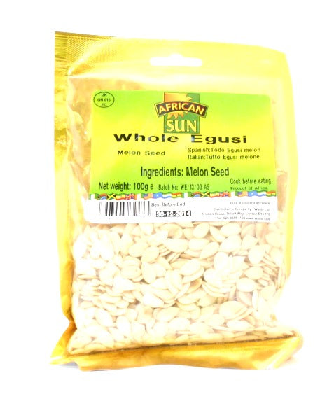 African Sun Whole Egusi 100g