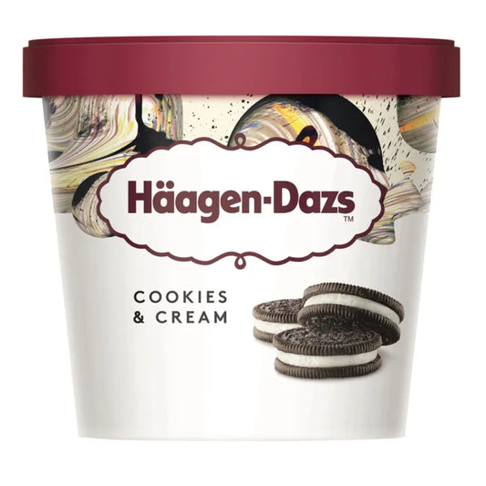Haagen Dazs Cookies & Cream Mini Cup 12pc x  95ml