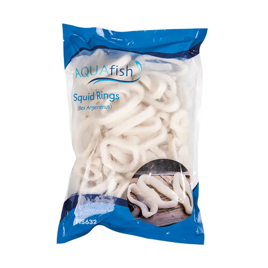 Aquafish Raw Squid Rings-1kg