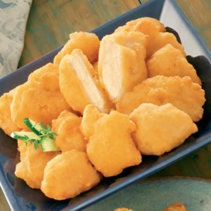 Halal Battered Chicken Breast Fillet Nuggets-3x1kg