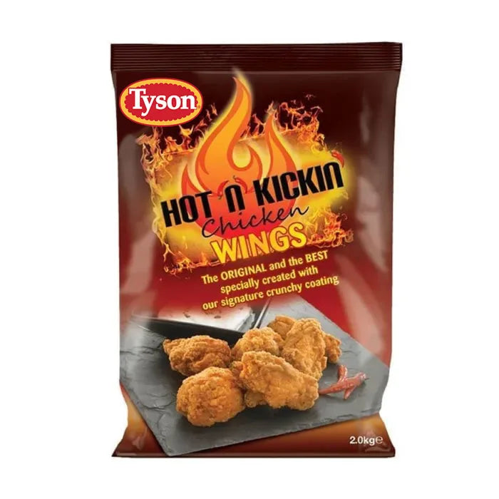 Hot 'n' Kickin' Halal Wings-1x2kg
