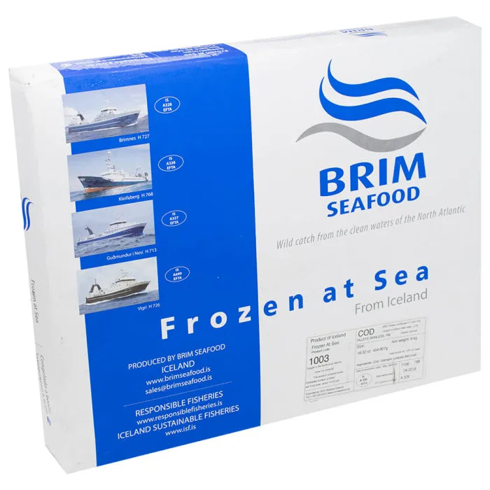 MSC Brim Skinless PBI Cod Fillets 2 x 9kg