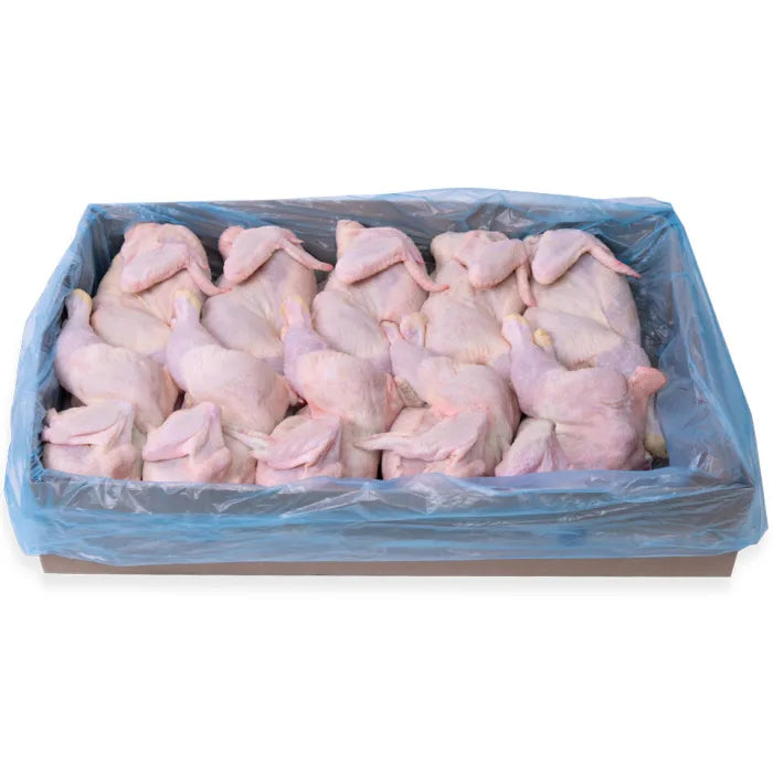 Fresh Halal Raw Whole Chickens (Without Giblets)-10x1.2kg