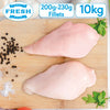 Fresh Halal Chicken Breast Fillets (200g-230g)-2x5kg